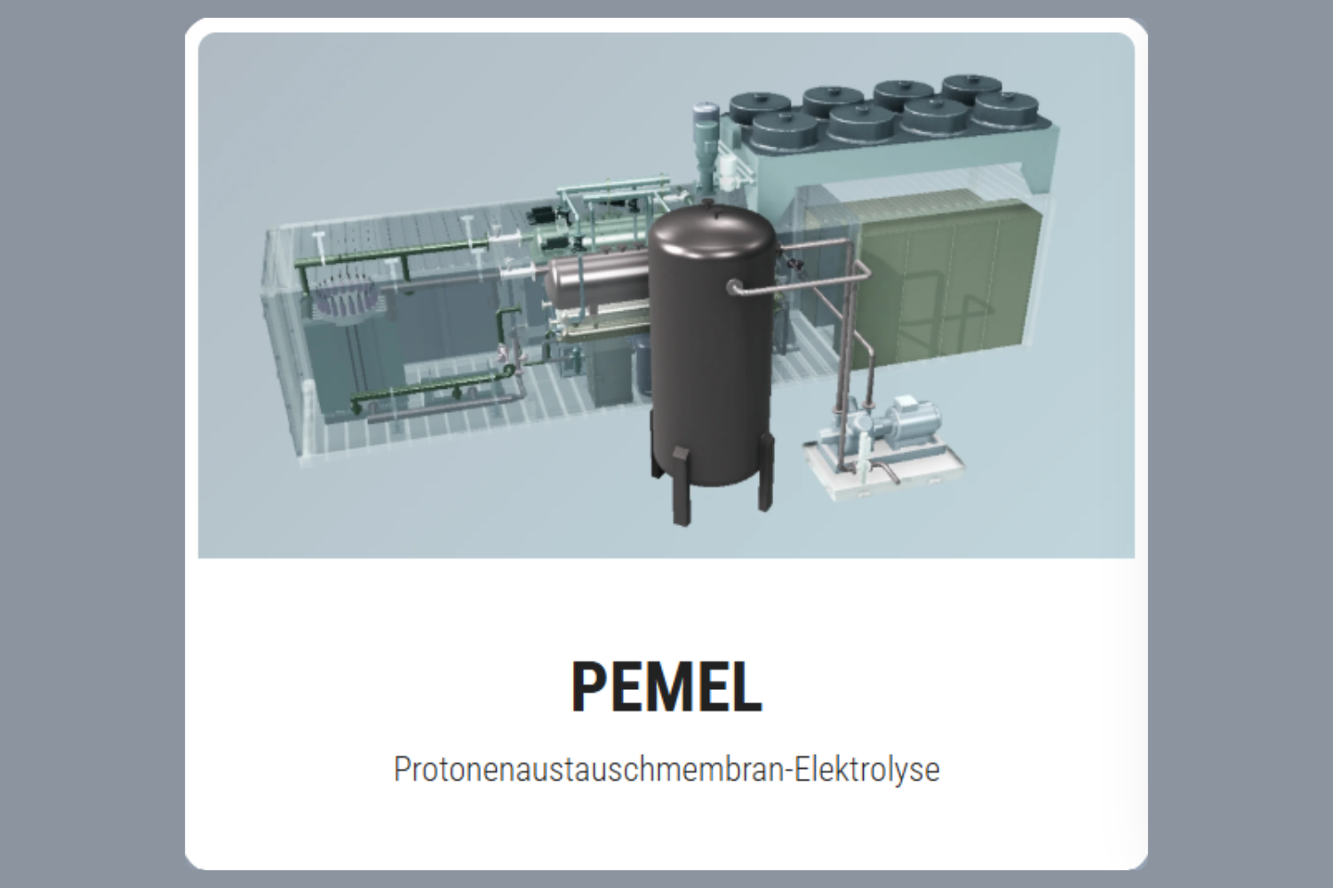 CAD-Darstellung einer PEMEL.